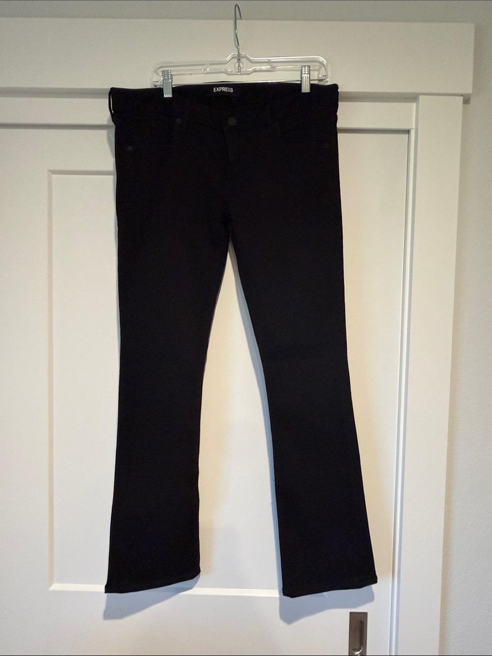 Express Black Barely Boot Jeans